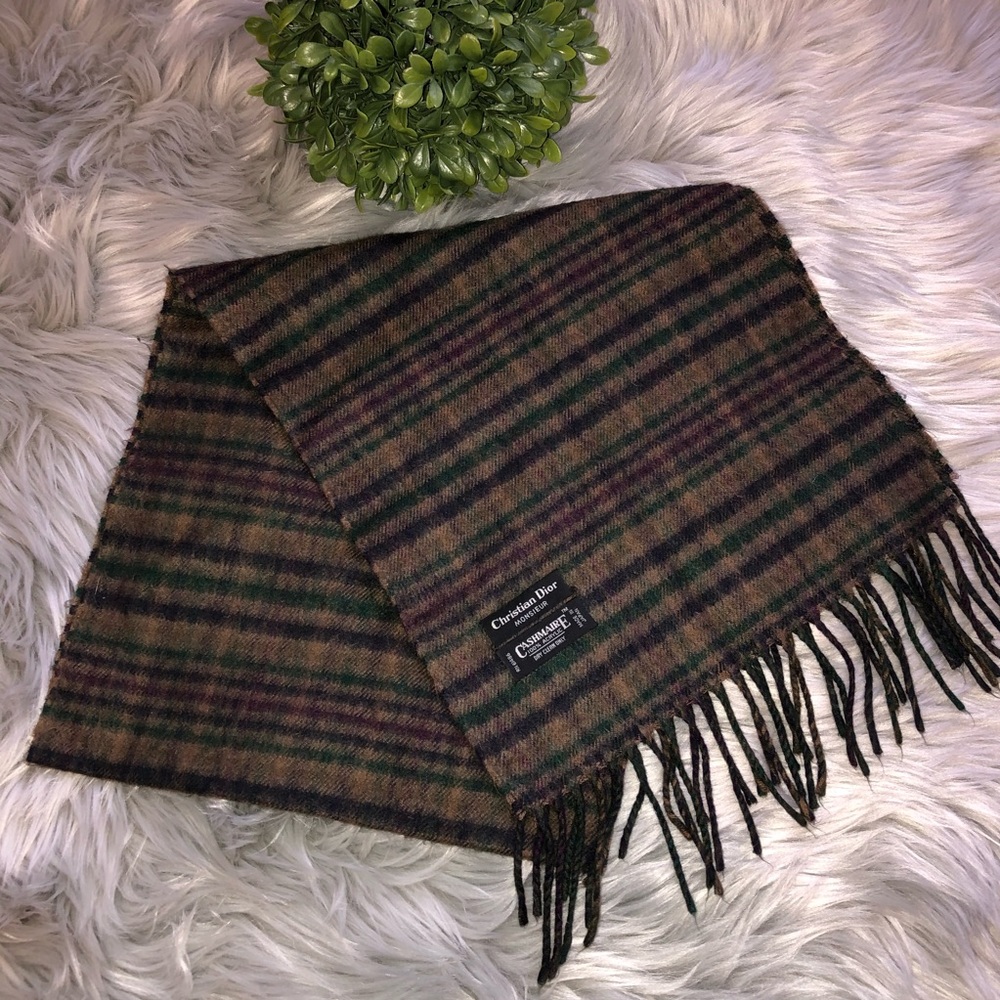 Christian Dior Cashmaire Acrylic Scarf